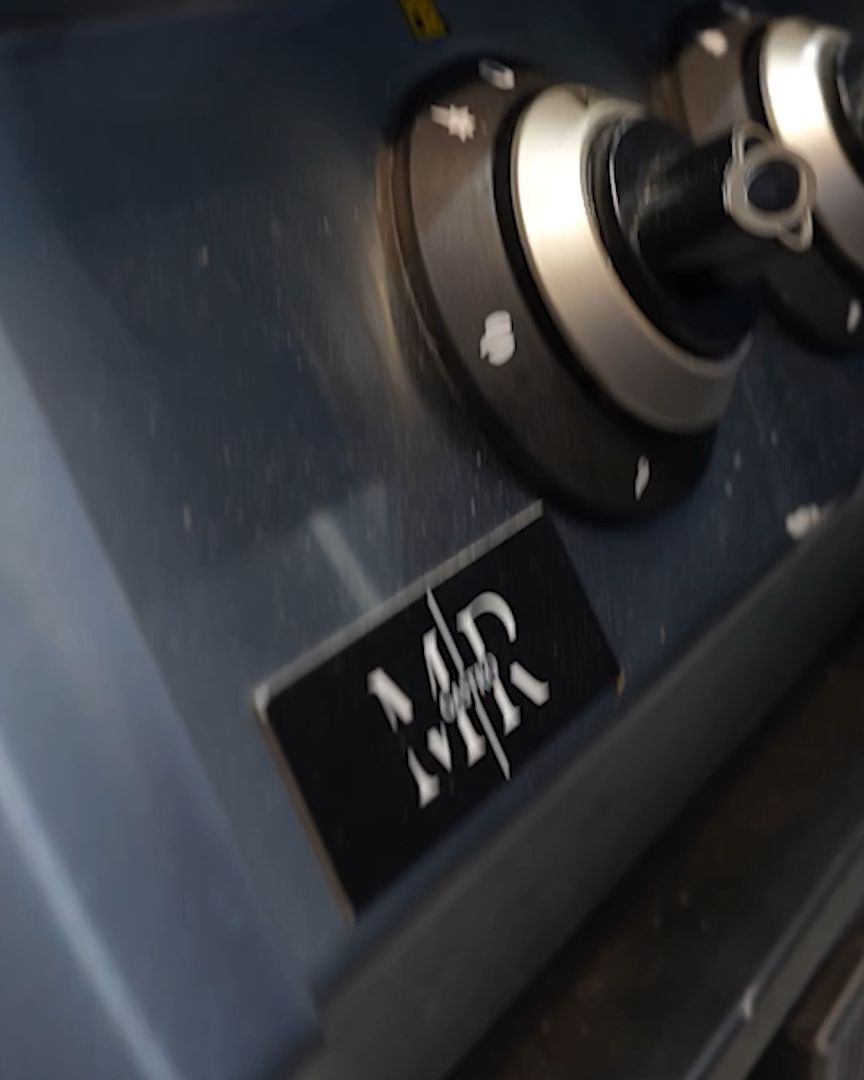 Restaurant with glazed terrace, Lausen BL — Gas range: controls with M&R badge (Still from video)